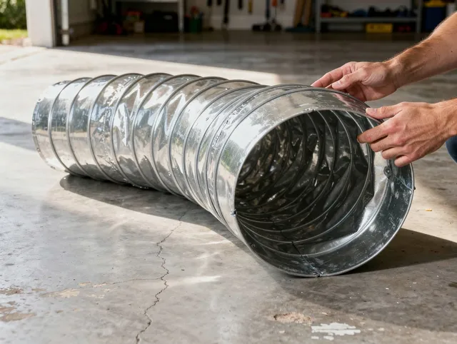 Worthington Dryer Vent Cleaning specialist using advanced equipment for thorough duct cleaning in Worthington